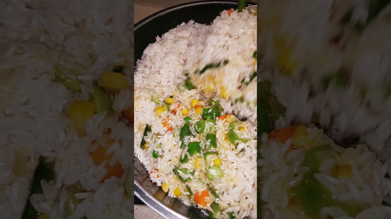 Haitian Food | Rice with Veggies