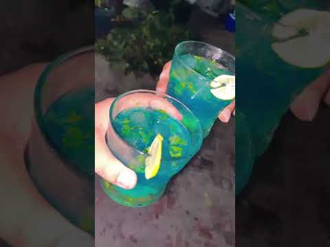 Blue Curacao mojito