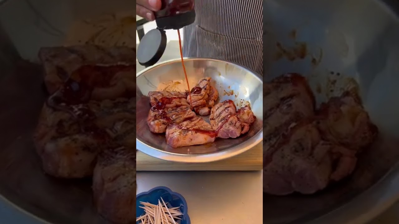 Cómo hacer costillitas bbq #chefchristian #shorts #bbq #costillitas
