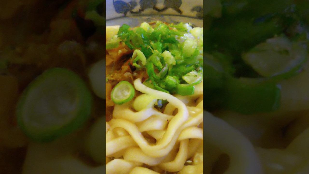 Food Wars Fake Dan Zai Noodles Recipe 🍡- Taiwanese Sorta Dan Zai Noodles | #shorts