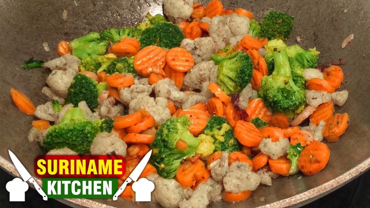 Surinaamse Snelle Vegetarische Gerecht | Surinamese Fast Vegetarian Dish | Suriname Kitchen