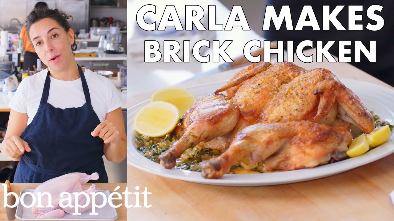 Carla Makes 30 Minute ‘Brick’ Chicken | From the Test Kitchen | Bon Appétit