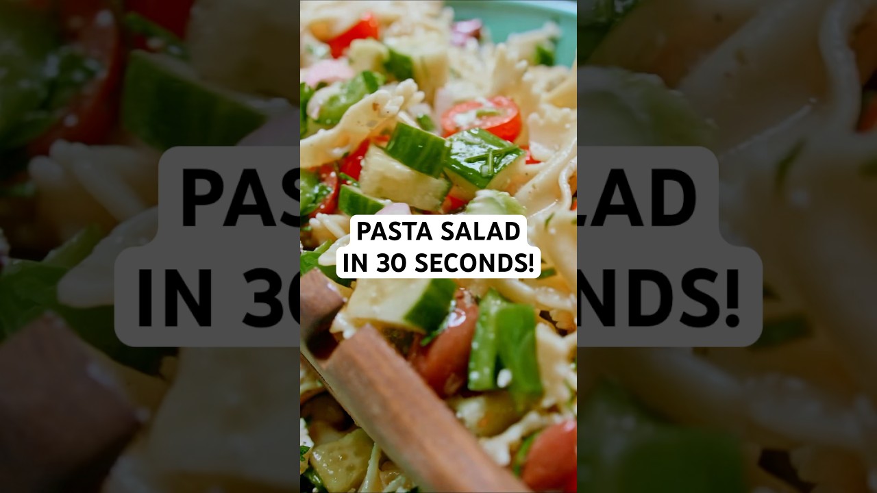 Pasta Salad (The only Summer Salad you need!) #shorts #pastasalad #recipe #salad