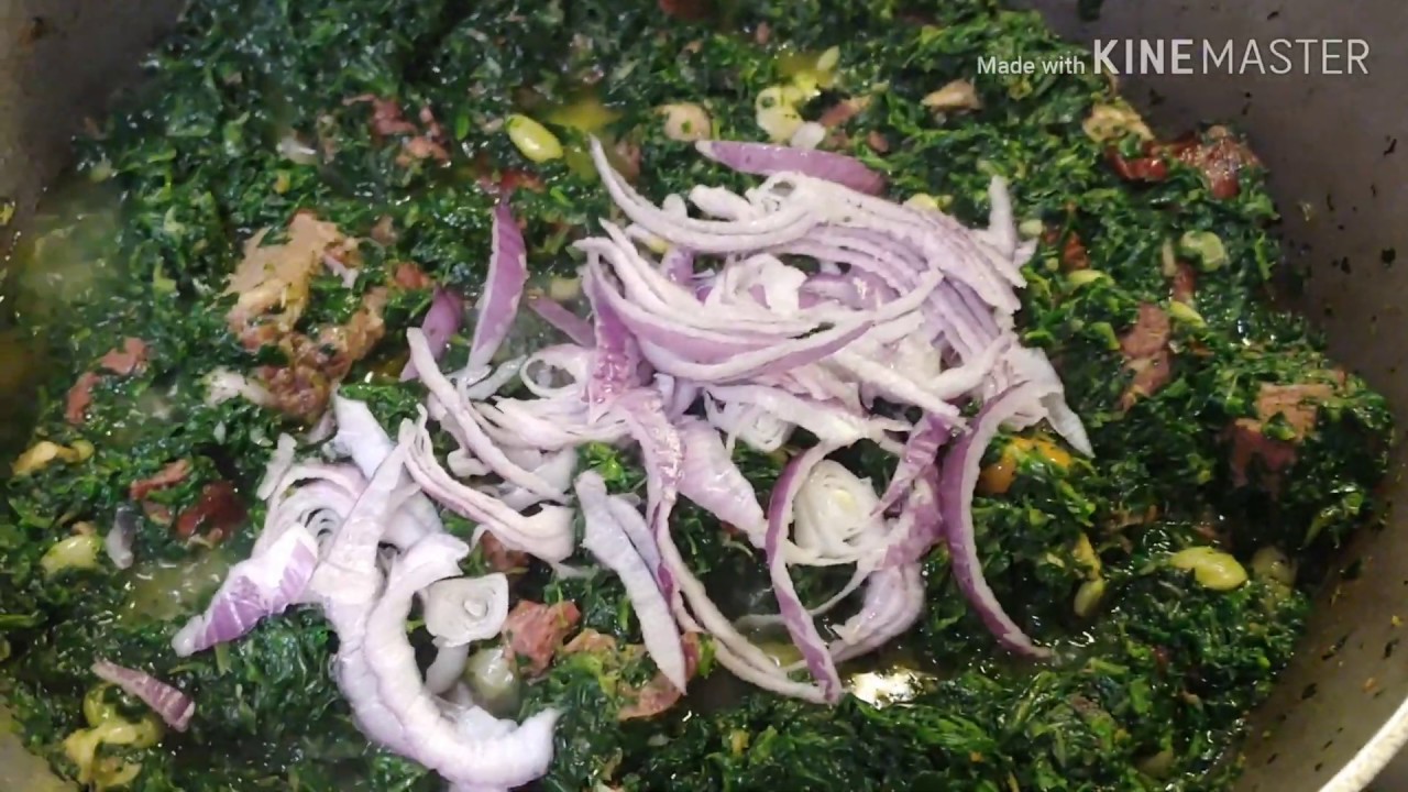 HOW TO COOK: Spinach Stew| Sierra Leone Food  🇸🇱