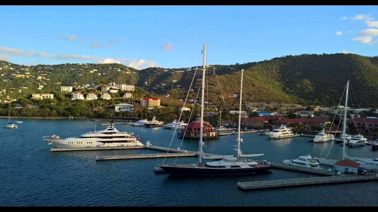 View from Norwegian Escape Cruise ship balcony – St. Thomas, US Virgin Islands – ShockeyUSA