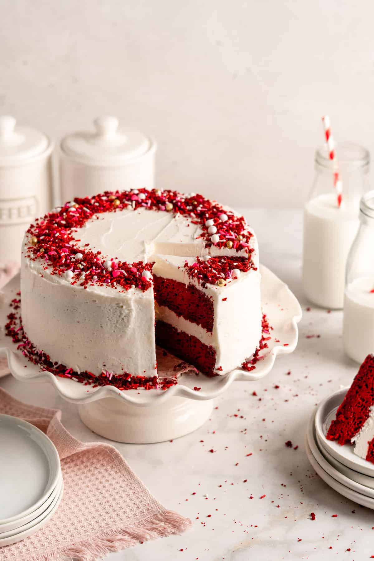 Easy Vegan Red Velvet Cake