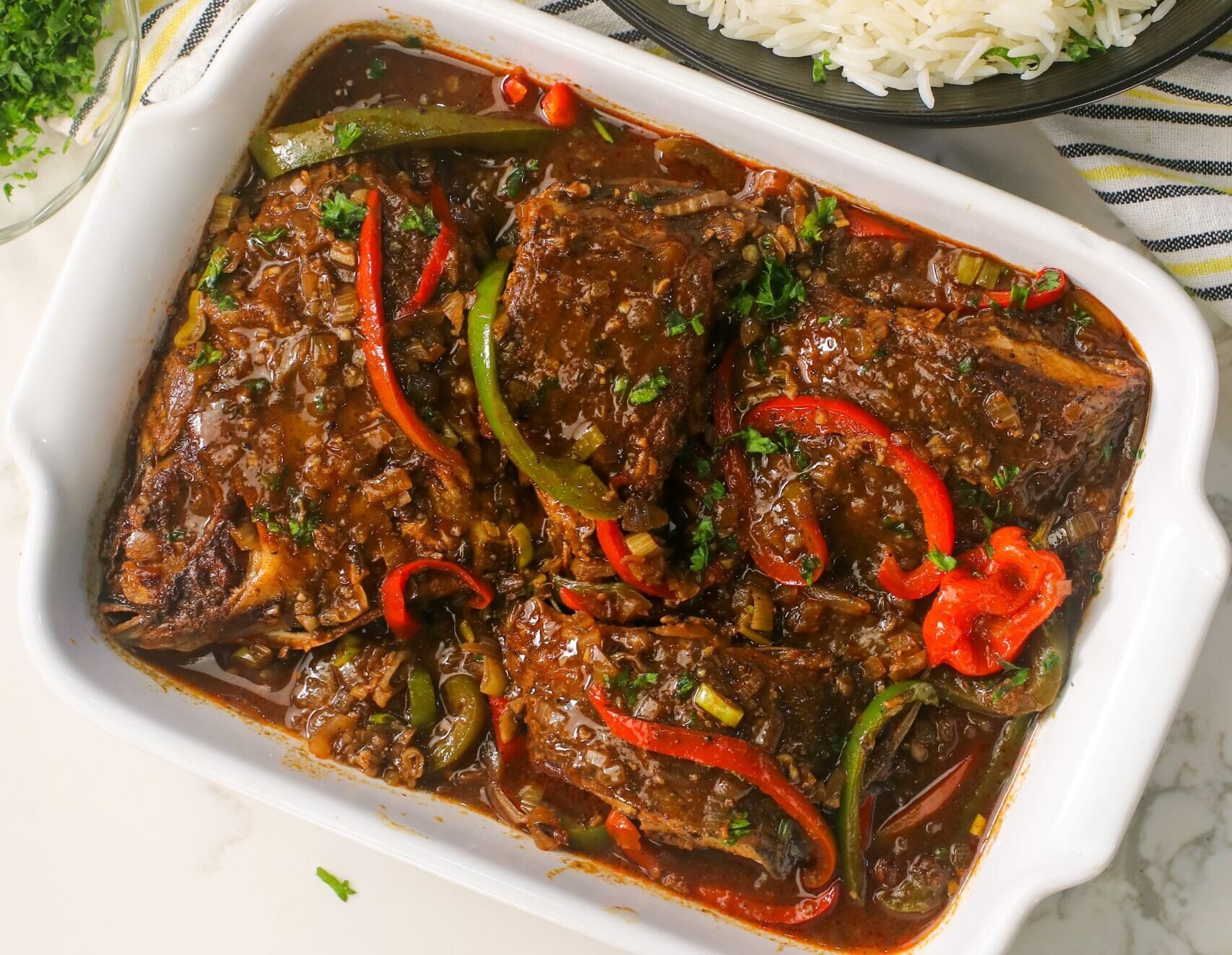 Brown Stewed Fish – Immaculate Bites