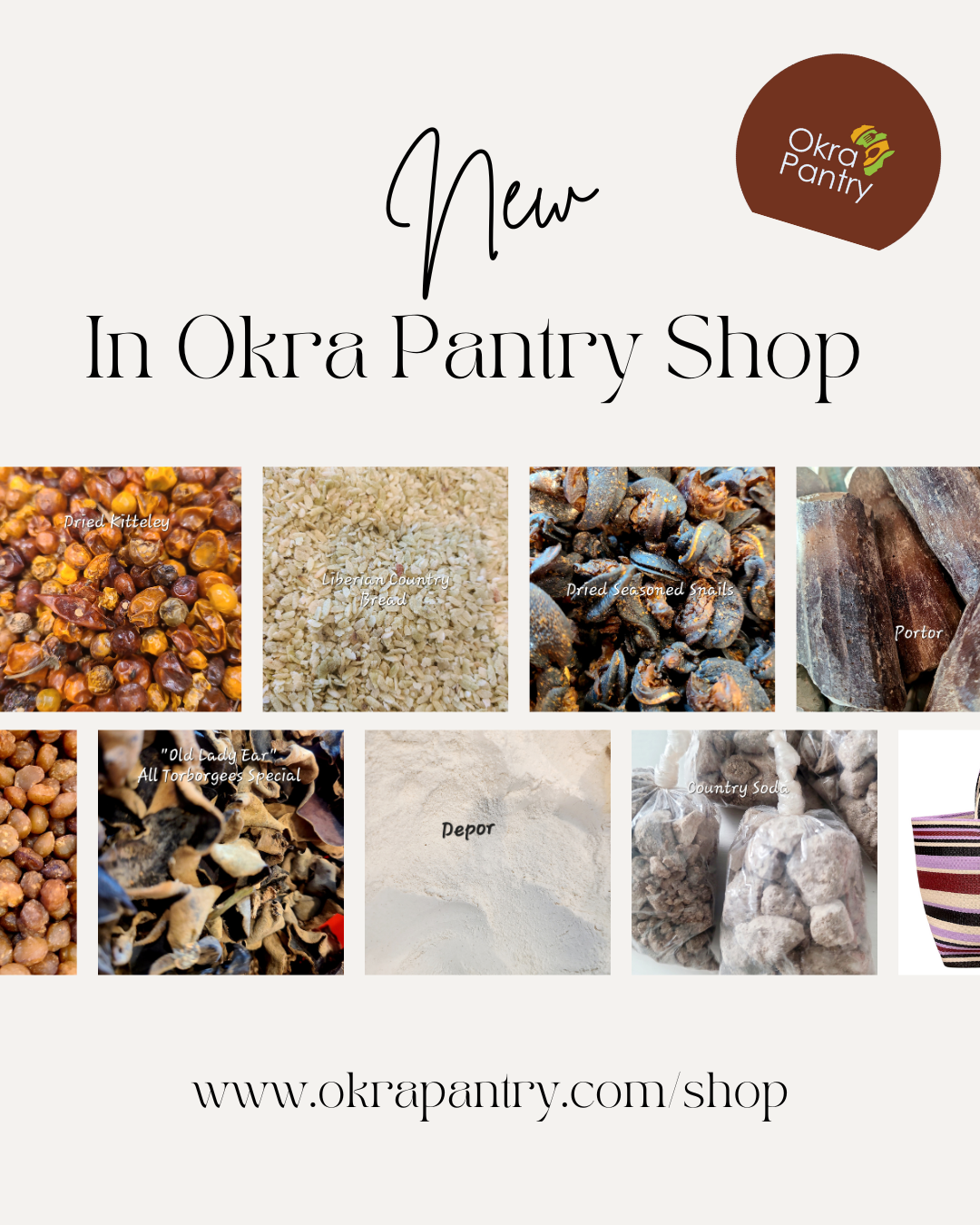 Fresh from Liberia: New Organic Ingredients Now at Okra Pantry!
