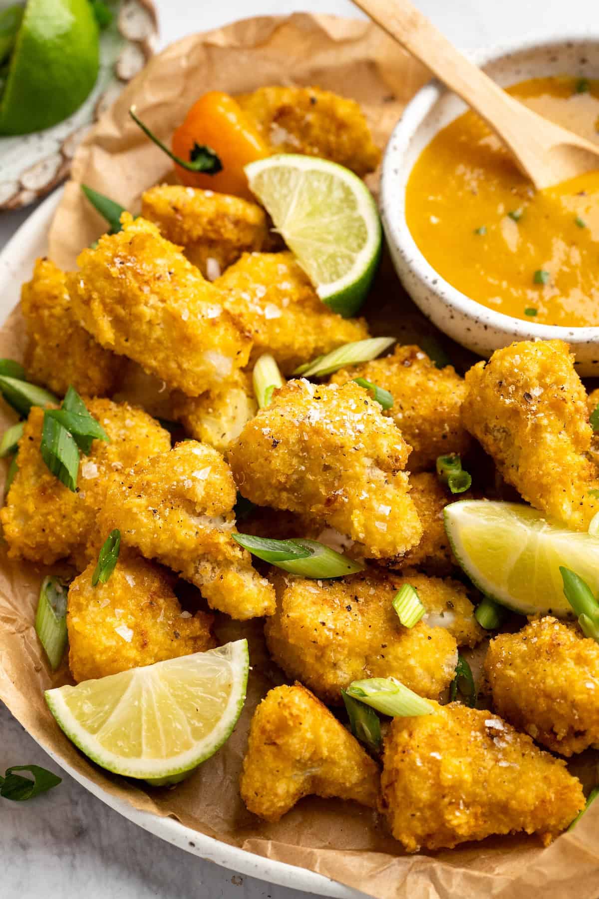 Mango Habanero Cauliflower Wings | Jessica in the Kitchen