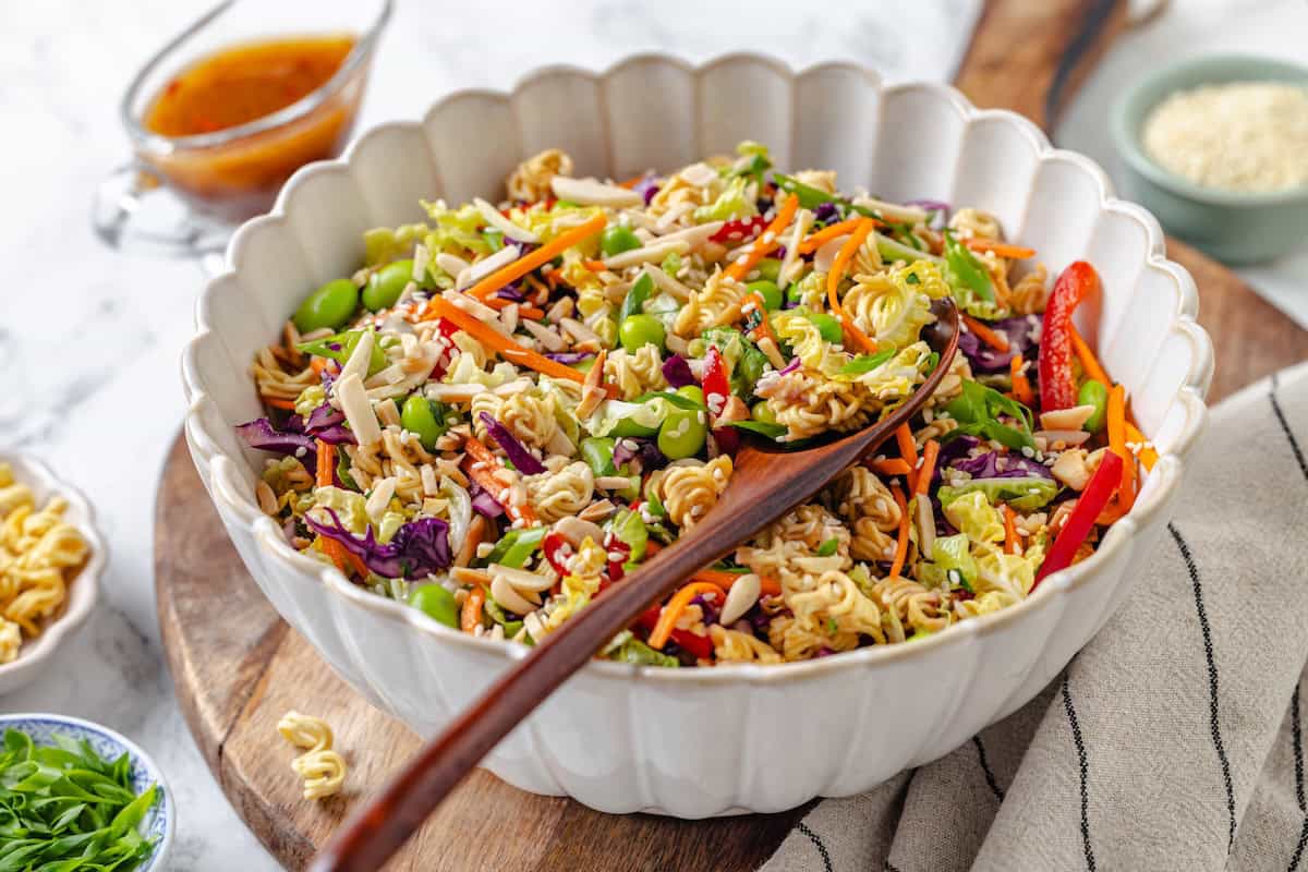 Ramen Noodle Salad Recipe | Jessica in the Kitchen