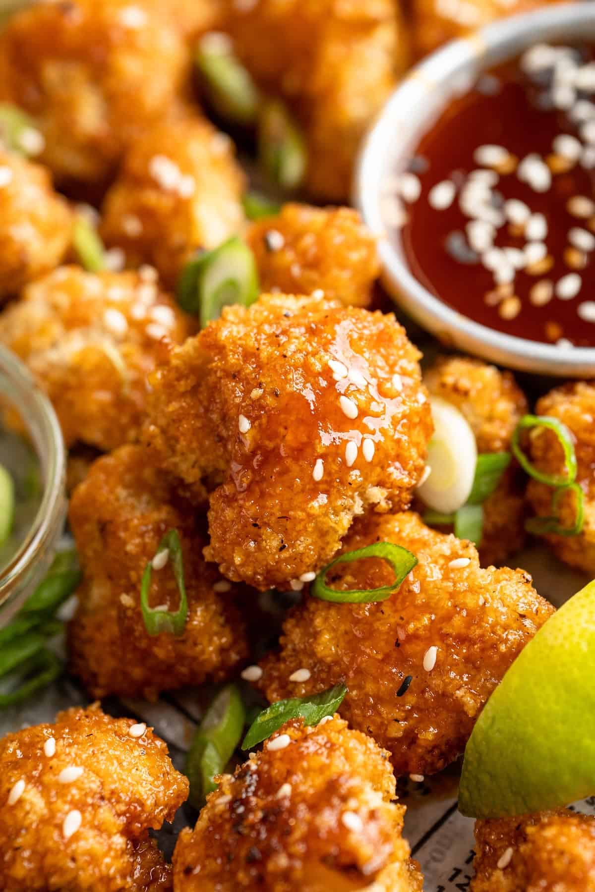 Sweet Sriracha Cauliflower Bites | Jessica in the Kitchen