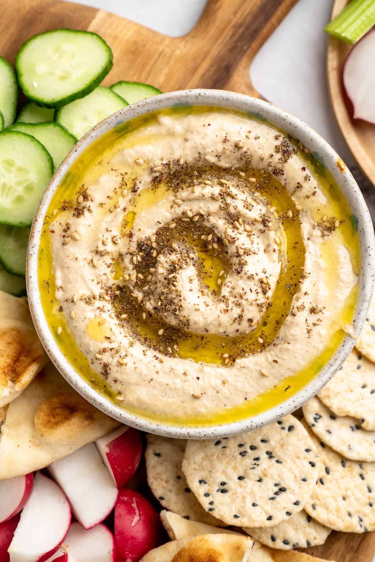 Roasted Cauliflower Hummus | Jessica in the Kitchen