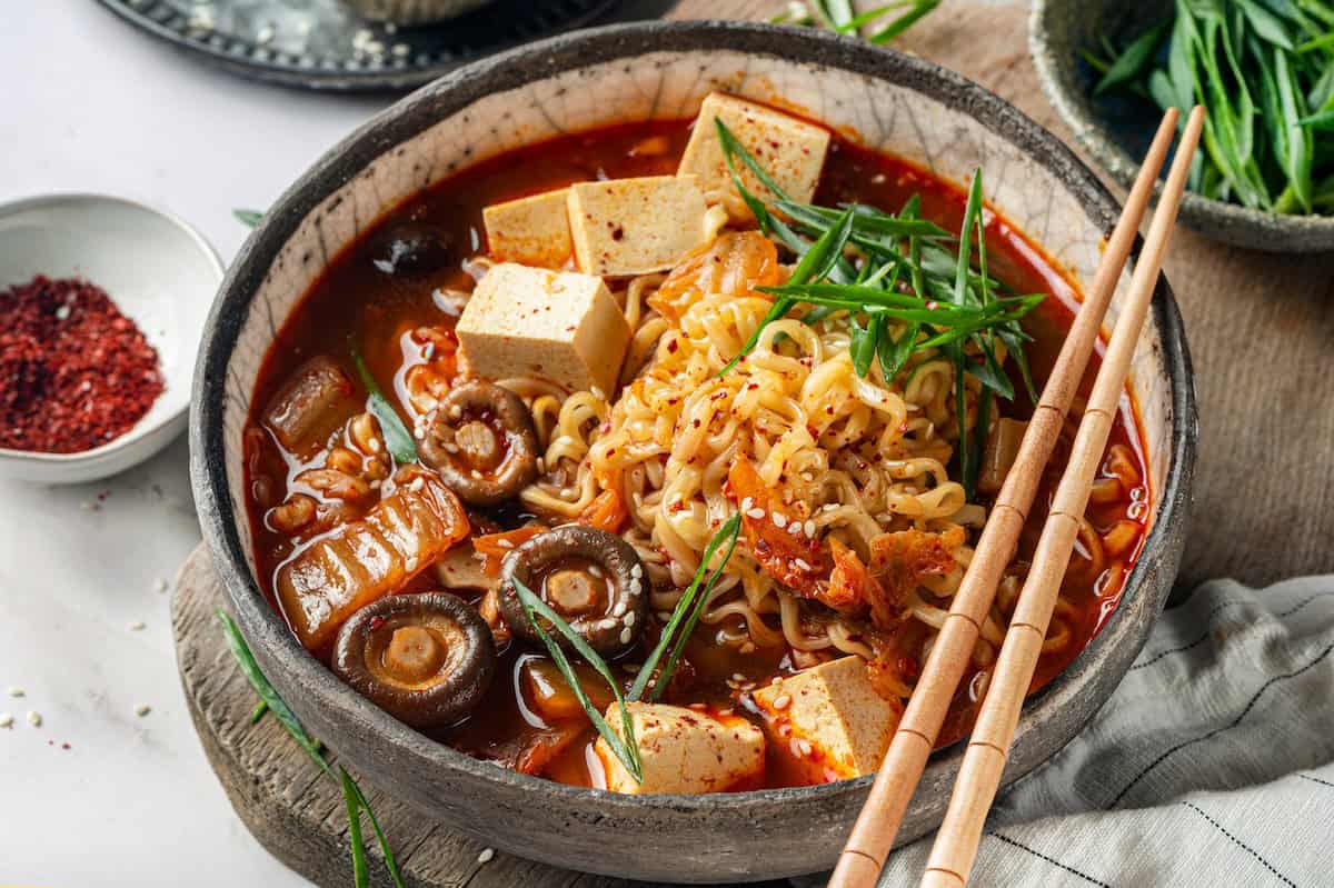 Kimchi Ramen With Tofu | Jessica in the Kitchen