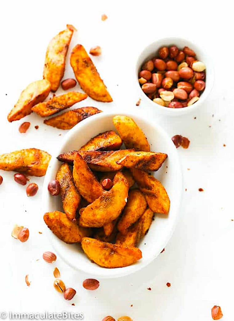 Kelewele or Aloco (Spicy Fried Plantains)