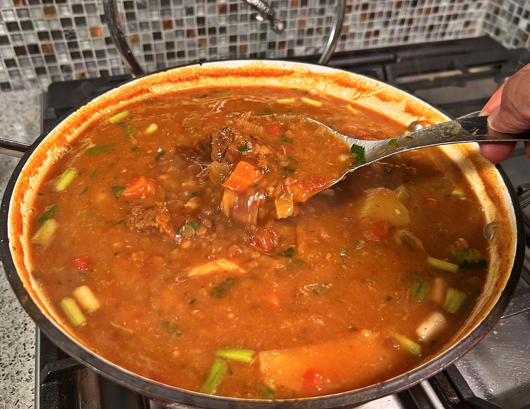 Soul-Soothing Beef and Lentil Soup