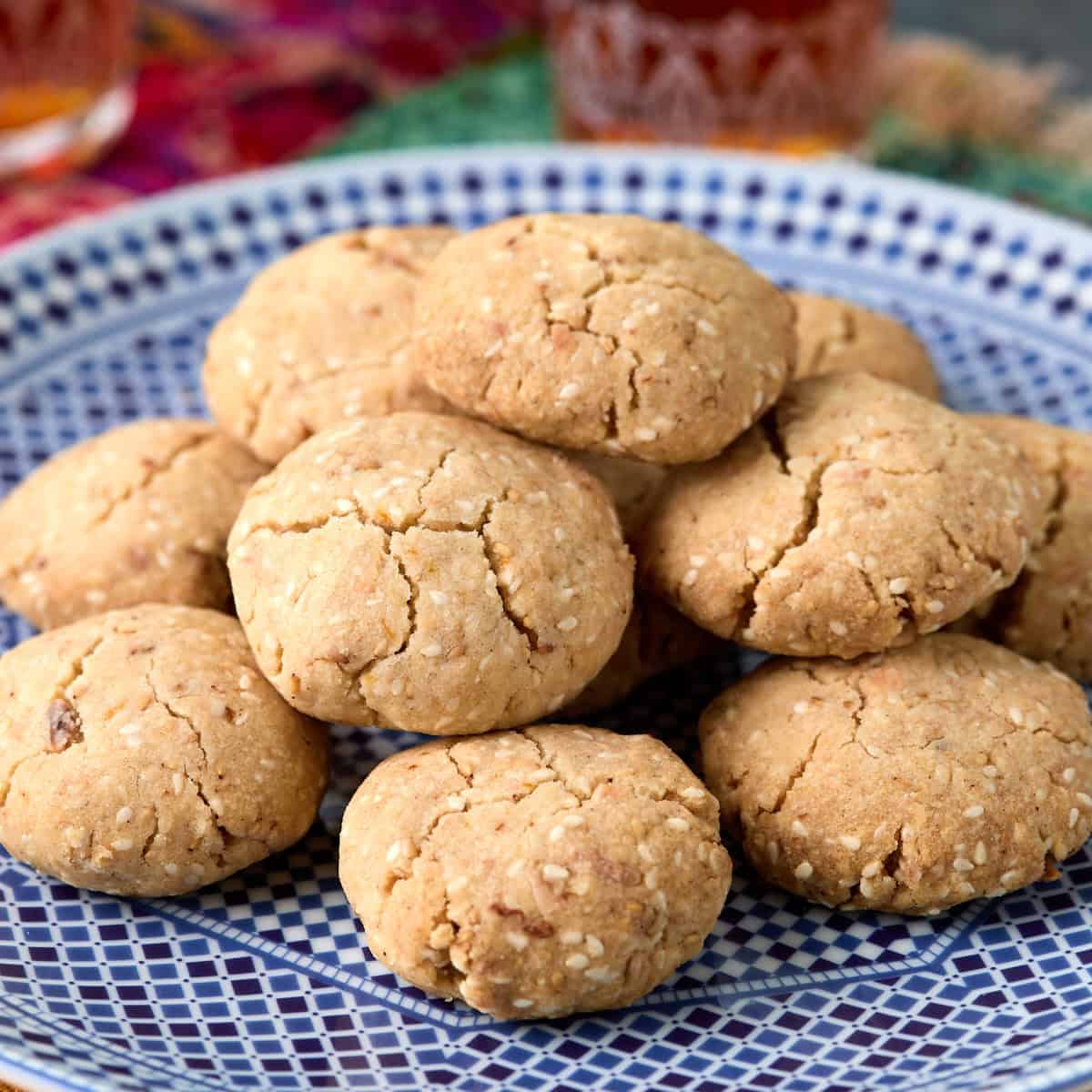 Moroccan Shortbread Cookie Recipe (Ghoriba Bahla)