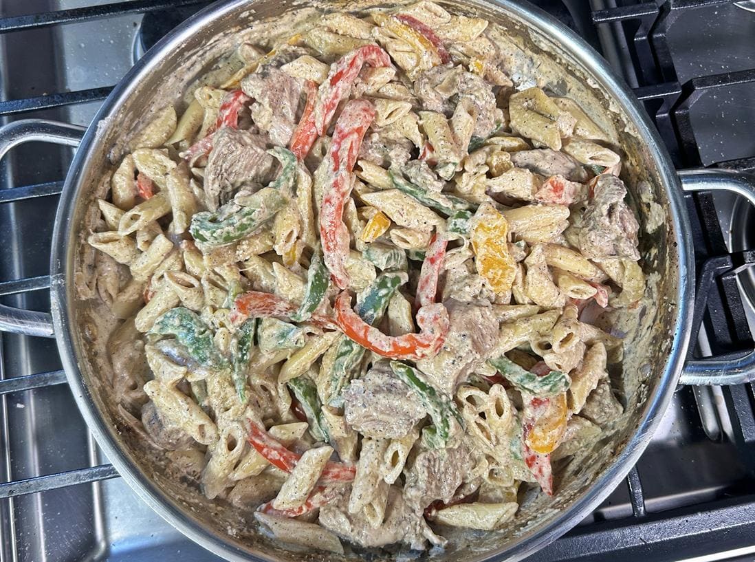 Irresistible Rasta Pasta with Jerk Chicken
